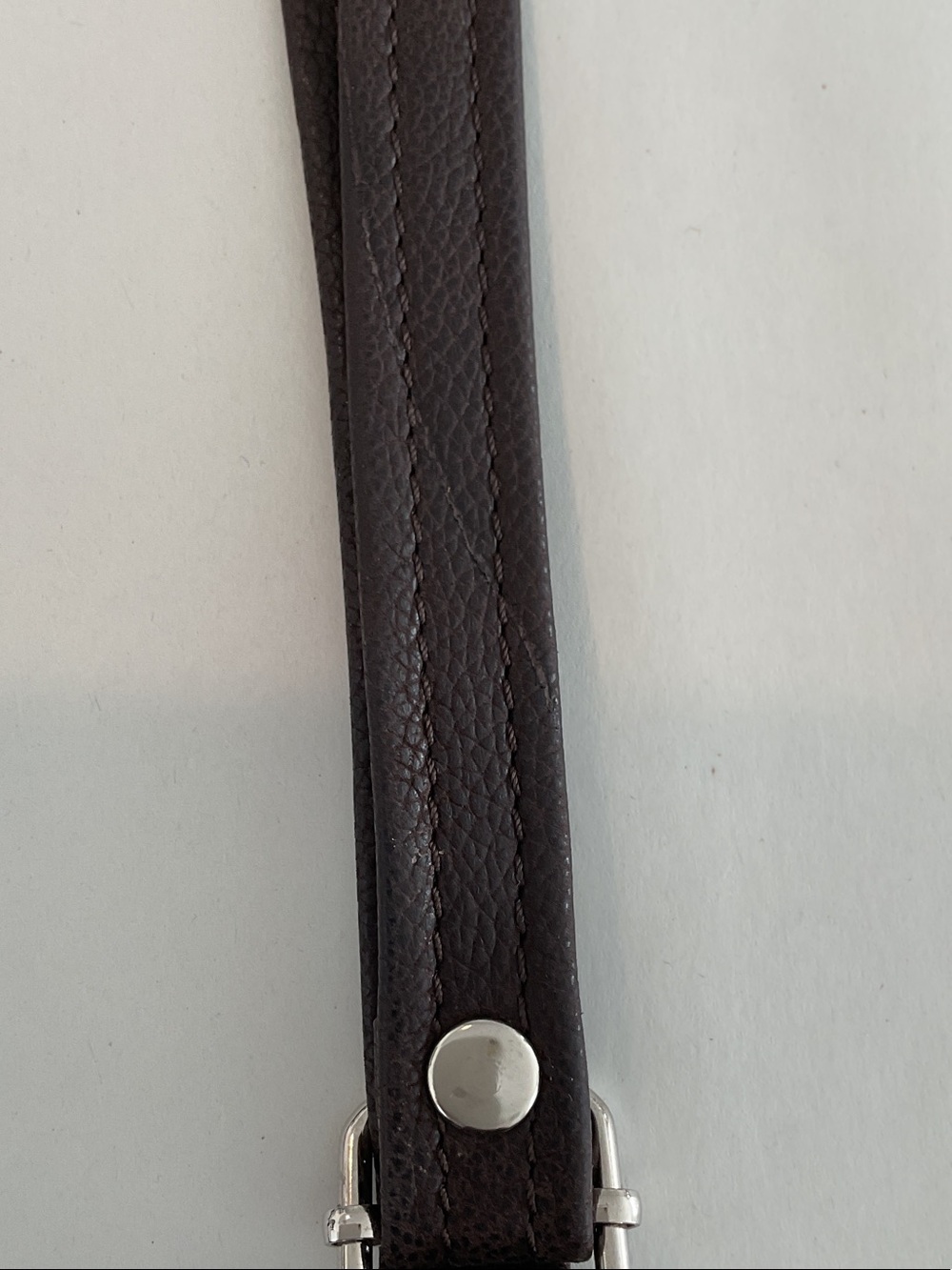 CUOIERIA FIORENTINA Dark Brown Leather Crossbody Bag - Classic Everyday Carry - Picture 13 of 16